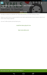 Free HTML5 Learning by Udemy poster 12