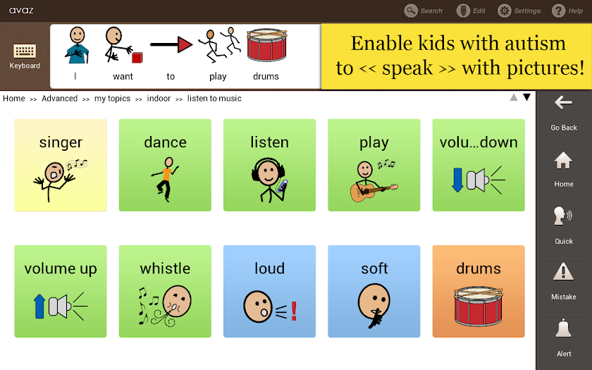 Avaz - AAC App for Autism Screen 1