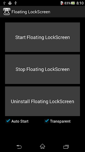 Floating LockScreen