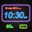 Digital Clock at Live Wall icon