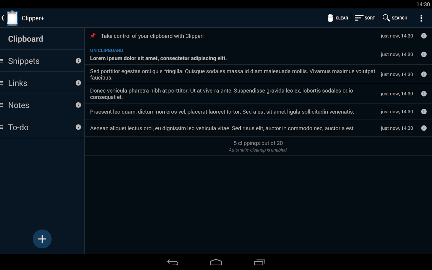Clipper Clipboard Manager Android Apps on Google Play