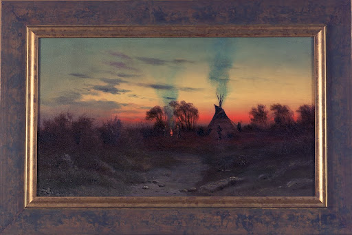 Lone Sioux Camp - Dakotas, ca. 1900