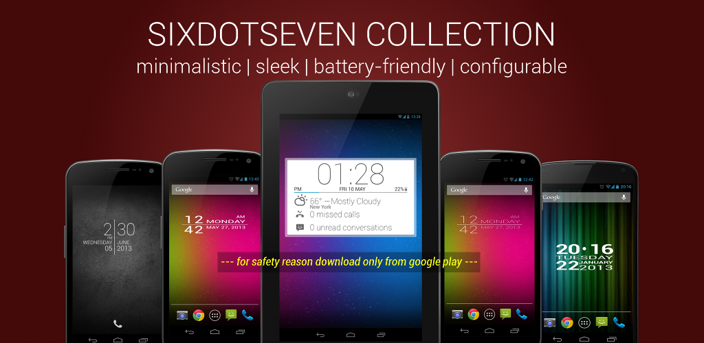 Bigger Clock Widget Latest version for Android Download APK