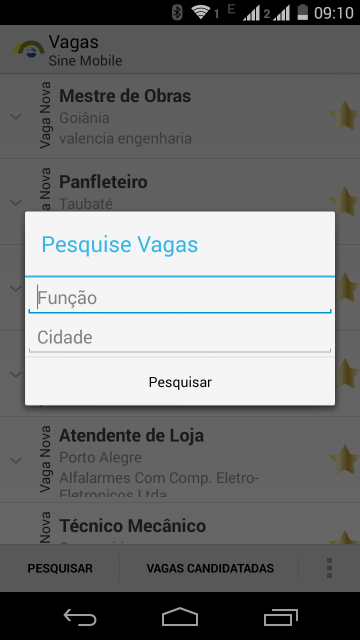 SINE - Vagas de Empregos Screen 2