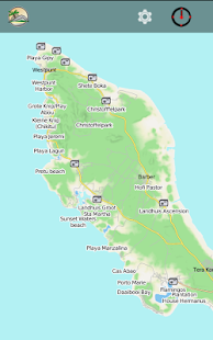 CURAÇAO &amp; BONAIRE travel map Screen 3