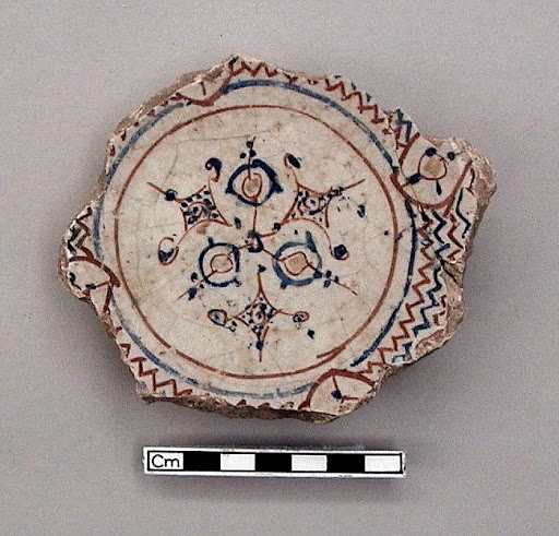 Fragmentary base of a bowl with image of a rider