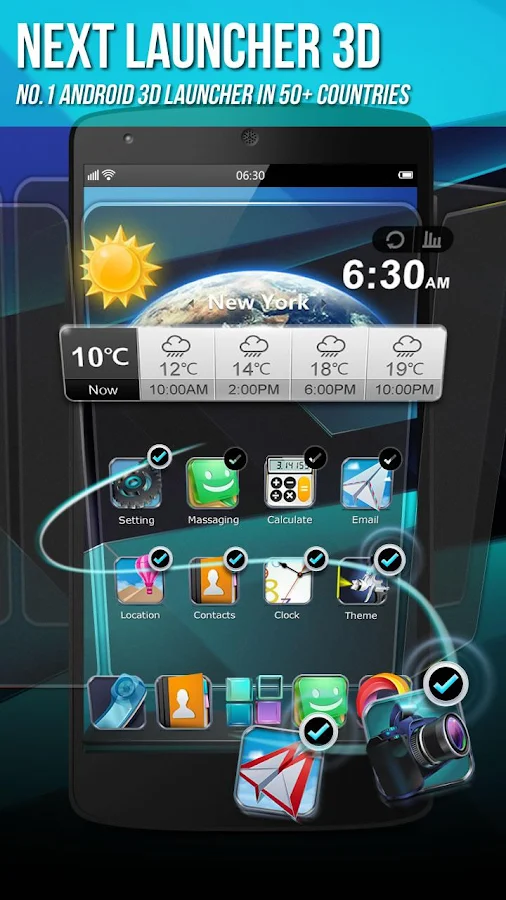 Next Launcher 3D Shell - screenshot