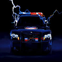 police siren and lights mobile app icon