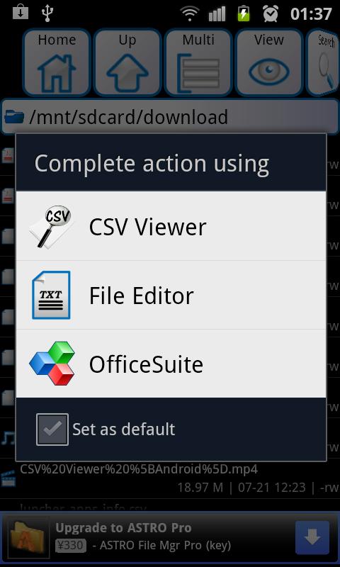 CSVviewer