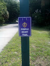 Purple Heart Trail Marker