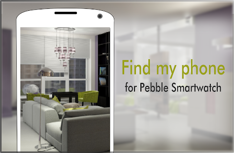 Android application Find phone for Pebble screenshot