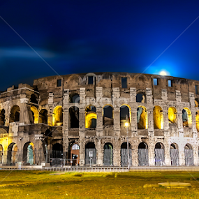 Colosseum at night-forum view by Nicolin Vladimir - Buildings & Architecture Public & Historical