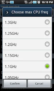 Tegrak Overclock Screenshot