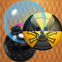 Bubble shooting logo