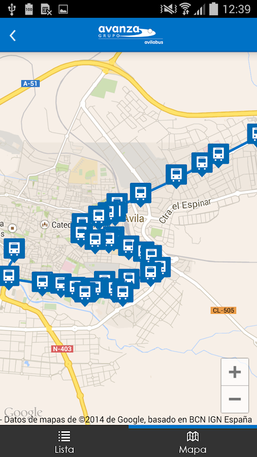 AVILABUS - Urbano de Ávila - screenshot