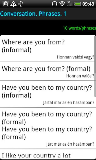 Surface Languages Hungarian
