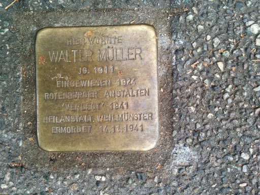 Gedenkstein Walter Müller