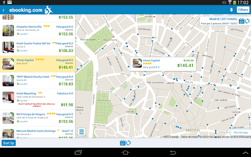 ebooking.com: hotels online Screenshots 1