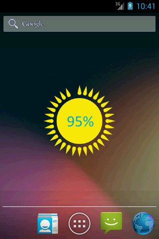 Battery Sun Widget