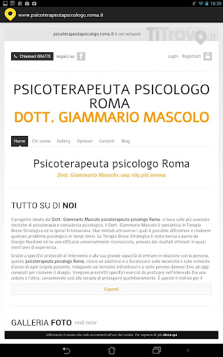 Psicoterapeuta psicologo Roma