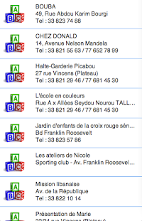 Annuaire Dakar Screenshots 4