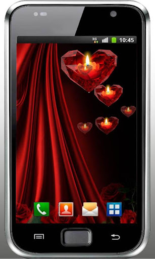 Heart n Candle live wallpaper