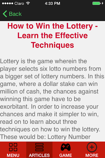 【免費娛樂App】How To Win The Lottery: 2015-APP點子