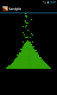 Sandpile 2D cellular automata