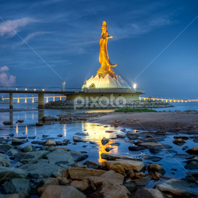 Macau - Kun Iam Statue - Ponte Da Amizade by Fa Ve - Buildings & Architecture Statues & Monuments