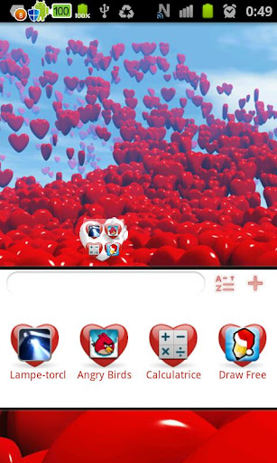 【免費個人化App】Go Launcher Love love love-APP點子