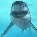 Shark in the abyss Live Wallpa logo