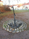 Anchor in Front of Church 