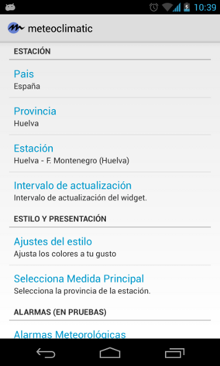 Meteoclimatic (donate) Screen 3