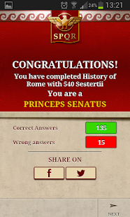  Genius Quiz History of Rome  