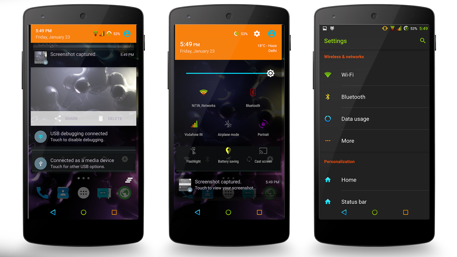 Neon Colors Theme CM12 v1.04 - Descargar Gratis
