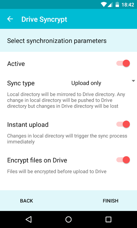 Drive Syncrypt - screenshot
