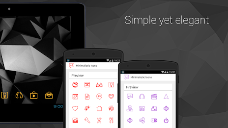 Minimalistic Icons Free poster 6
