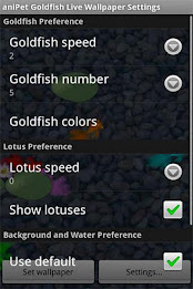 aniPet Goldfish LiveWallpaper poster 2