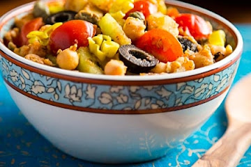 Tunisian-Inspired Chickpea and Potato Salad