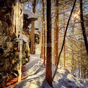 Icy Ledges, 2015.01.25 by Aaron Campbell - Instagram & Mobile iPhone