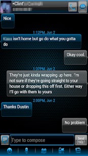 How to download GO SMS Pro Cobalt Glass Theme 1.3 apk for bluestacks