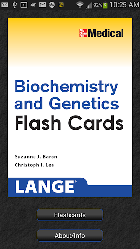 Biochemistry LANGE Flash Cards