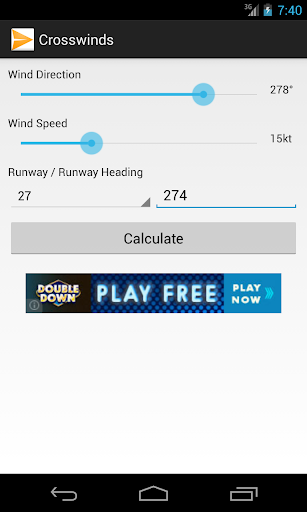 Crosswind Calculator