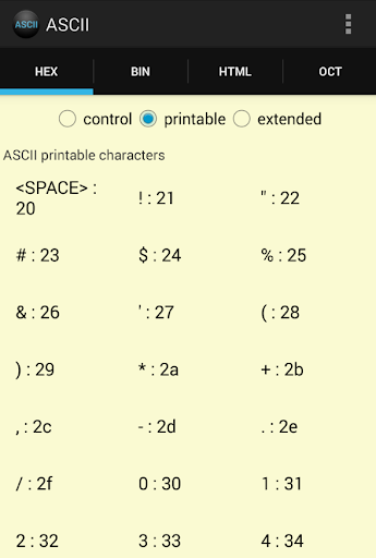 【免費書籍App】ASCII & HTML Tabelle-APP點子