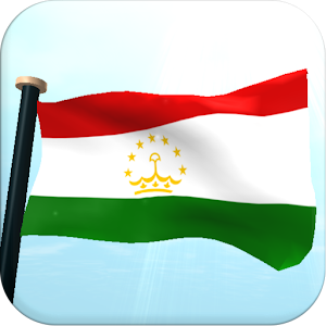 Tajikistan Flag 3D Wallpaper