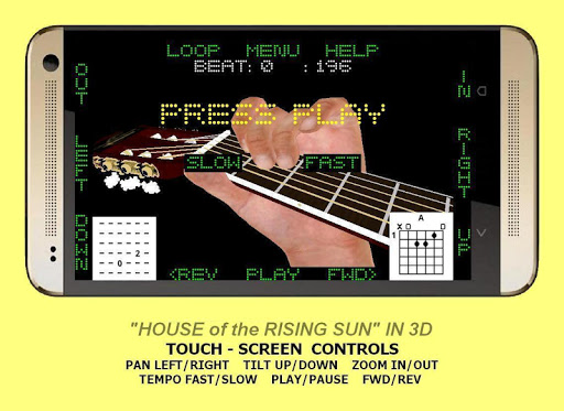 Guitar Lesson In Android 3D