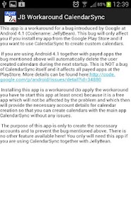 Free JB Workaround for CalendarSync APK for PC