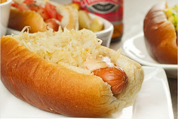 Grilled Reuben Dogs