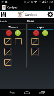 Cardpad: Card game scores Screenshots 0