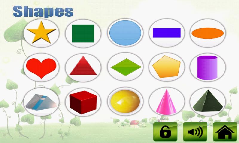 fruit and vegetables learn english Different Color Shapes for Kids | 800 x 480